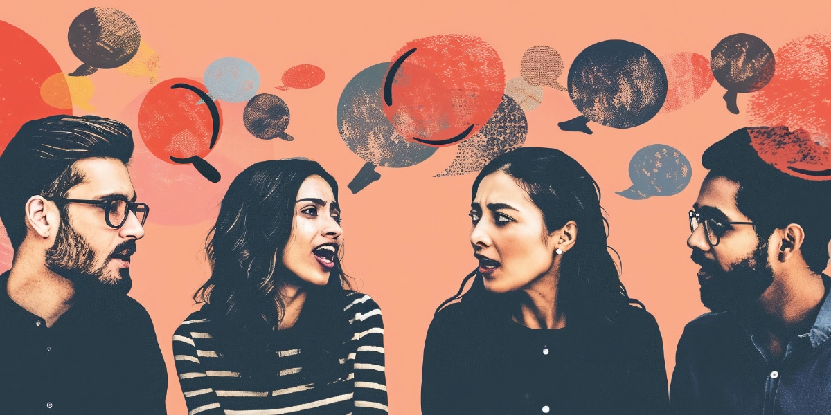 People talking